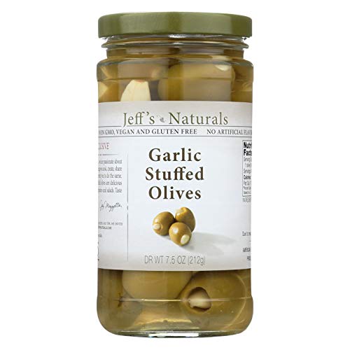 Jeffs Natural Jeffs Natural Garlic Stuffed Olives - Garlic Stu