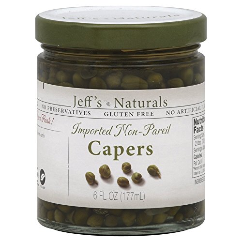 Jeffs Natural Imported Non Pareil Capers, 6 Ounce - 6 Per Case.