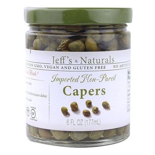 Jeffs Naturals Non-Pareil Capers, 6 Ounce Pack Of 2
