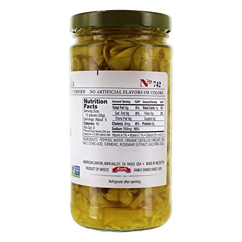 Jeffs Naturals, Peperoncini Greek Sliced Golden, 12 Fl Oz