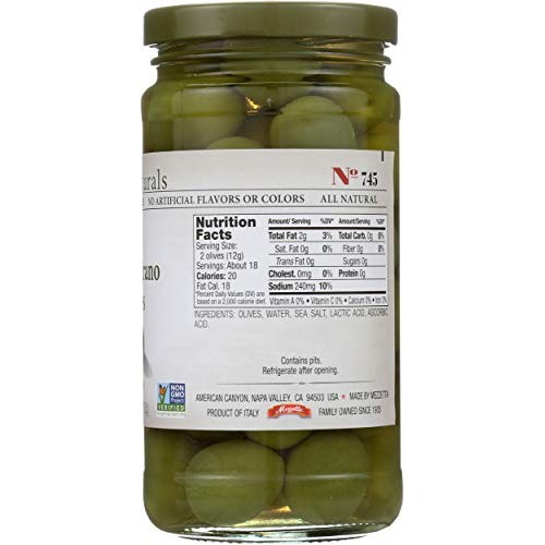 Jeffs Naturals Whole Castelvetrano Olives, 7.5 Oz