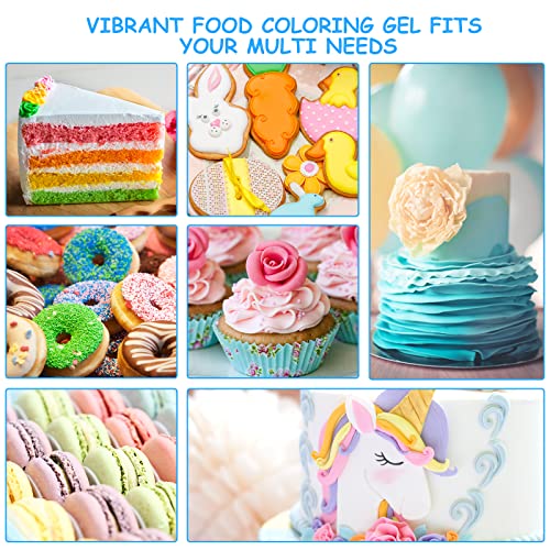 Gel Food Coloring 10 Colors Set - Jelife Gel Based Flavorless Ed Gel Food Coloring 10 Colors Set - Jelife Gel Based Flavorless Ed