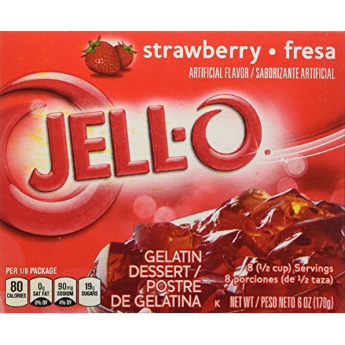 Jell-O Strawberry Gelatin Dessert 6 Oz