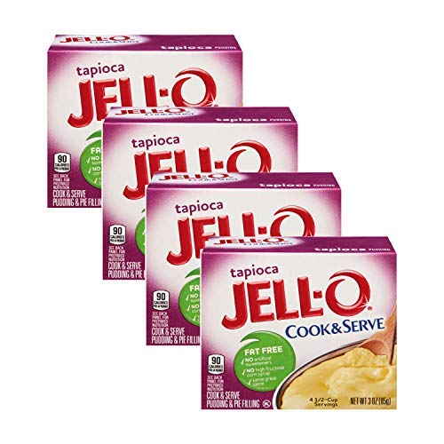 Jell-O, Cook &Amp; Serve, Tapioca Pudding &Amp; Pie Filling, 3Oz Box Pa