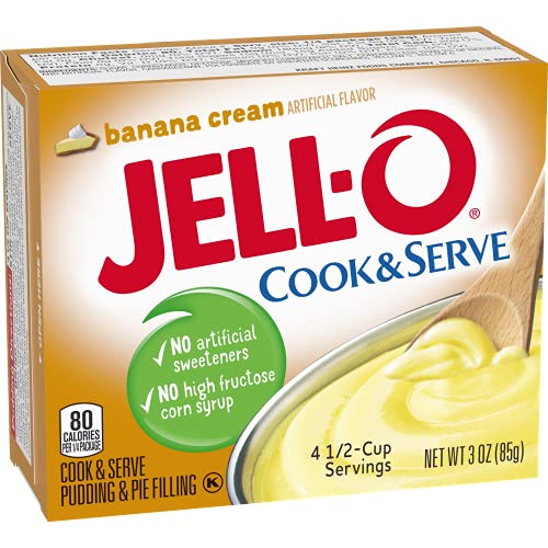 Jell-O Banana Cream Instant Cook & Serve Pudding 3 Pack