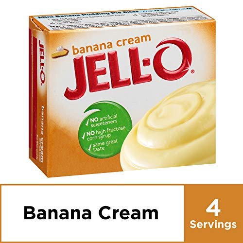 Jell-O Banana Cream Instant Pudding & Pie Filling Mix 24 ct Pac...