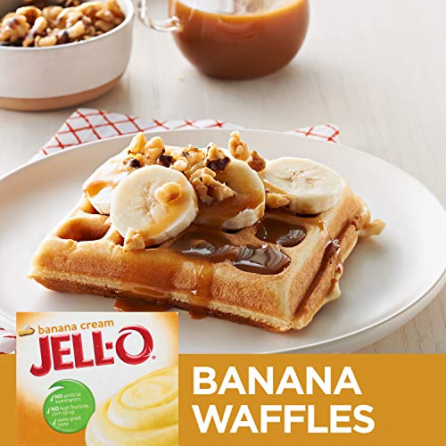 Jell-O Banana Cream Instant Pudding & Pie Filling Mix 24 ct Pac...