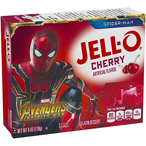 Jell-O Cherry Powdered Gelatin Dessert 6 Oz Box
