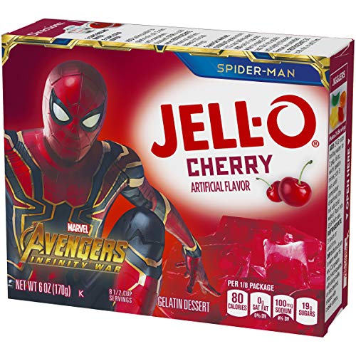 Jell-O Cherry Powdered Gelatin Dessert 6 Oz Box