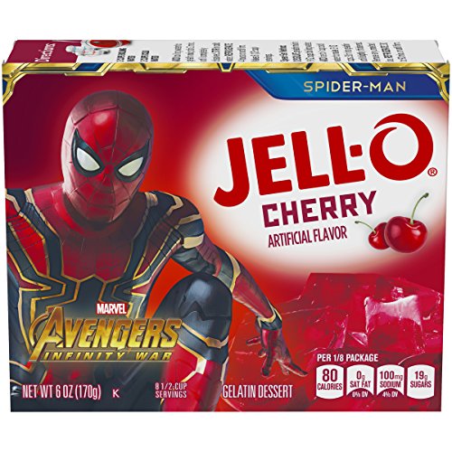 Jell-O Cherry Powdered Gelatin Dessert 6 Oz Box