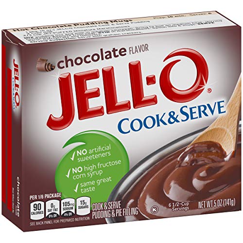 Jell-O Chocolate Cook &Amp; Serve Pudding &Amp; Pie Filling Mix 5 Oz Box