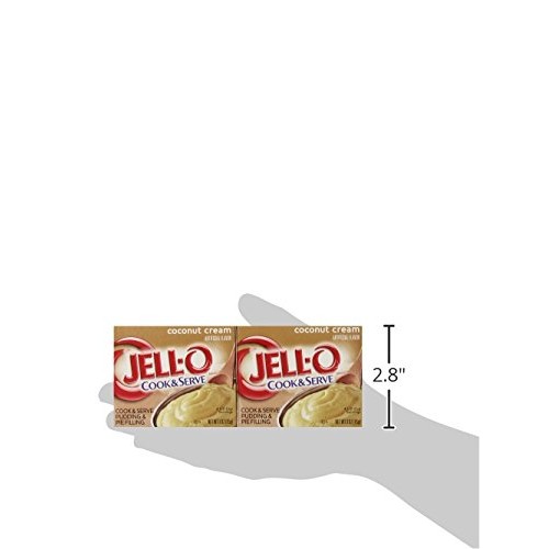 Jell-O Cook &Amp; Serve Coconut Cream Pudding &Amp; Pie Filling 3 Oz Bo