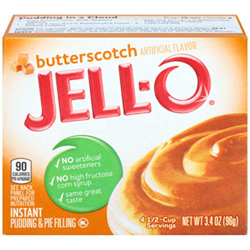 Jell-O, Cook &Amp; Serve, Pudding &Amp; Pie Filling, Butterscotch, 3.5Oz
