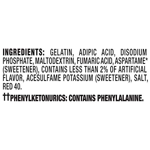 Jell-O Gelatin Mix, Strawberry Sugar Free, 0.6 Oz