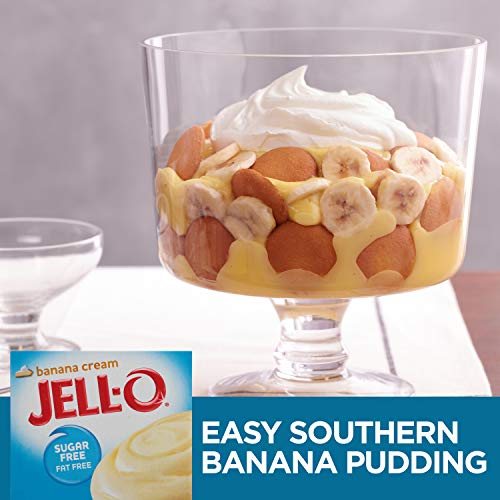 Jell-O Instant Banana Sugar-Free Fat Free Pudding & Pie Filling ...