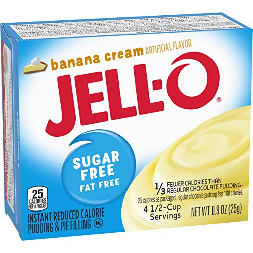 Jell-O Instant Banana Sugar-Free Fat Free Pudding & Pie Filling ...
