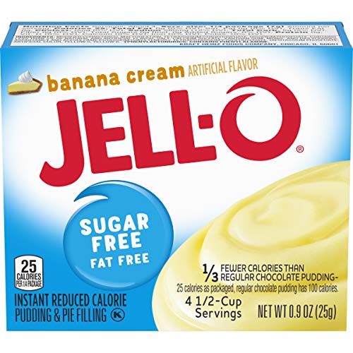Jell-O Instant Banana Sugar-Free Fat Free Pudding & Pie Filling ...