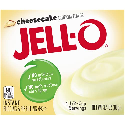 Jell-O Instant Pudding &Amp; Pie Filling, Cheesecake Flavor, 3.4-Oun