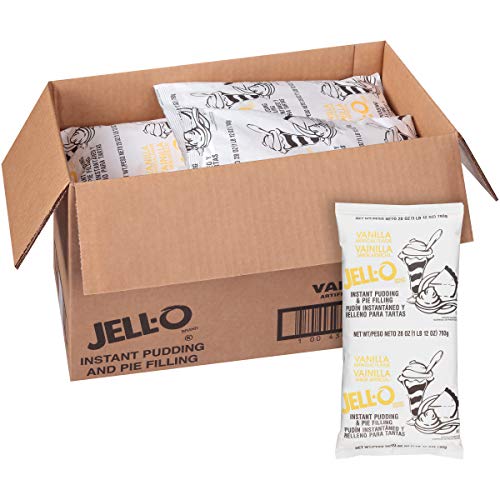 Jell-O Instant Vanilla Pudding &Amp; Pie Filling 28 Oz Pouches, Pac