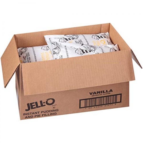 Jell-O Instant Vanilla Pudding & Pie Filling 28 oz Pouches, Pac...