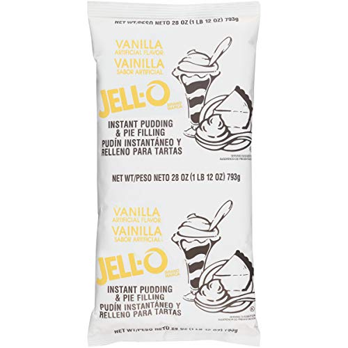 Jell-O Instant Vanilla Pudding &Amp; Pie Filling 28 Oz Pouches, Pac
