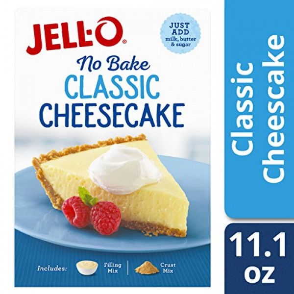 Jell-O No Bake Mix, Cheesecake, 11.1 Oz