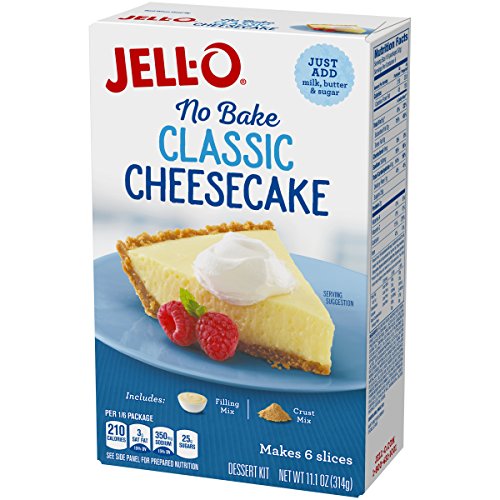 Jell-O No Bake Mix, Cheesecake, 11.1 Oz