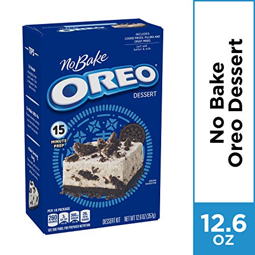 Jell-O Oreo No Bake Gelatin Dessert Mix 12.6 Box