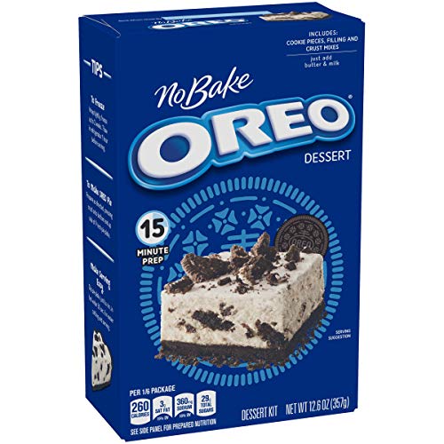 Jell-O Oreo No Bake Gelatin Dessert Mix 12.6 Box