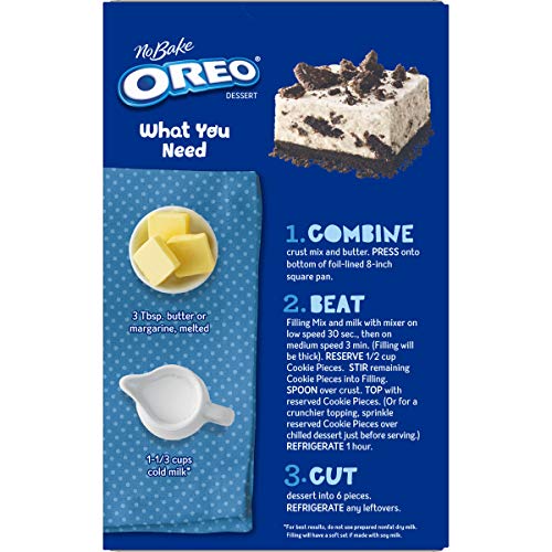 Jell-O Oreo No Bake Gelatin Dessert Mix 12.6 Box