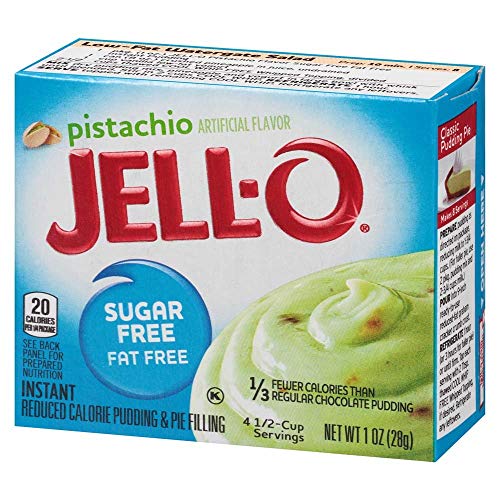 Jell-O Pistachio Flavor Sugar Free Pudding &Amp; Pie Filling 4-Pack