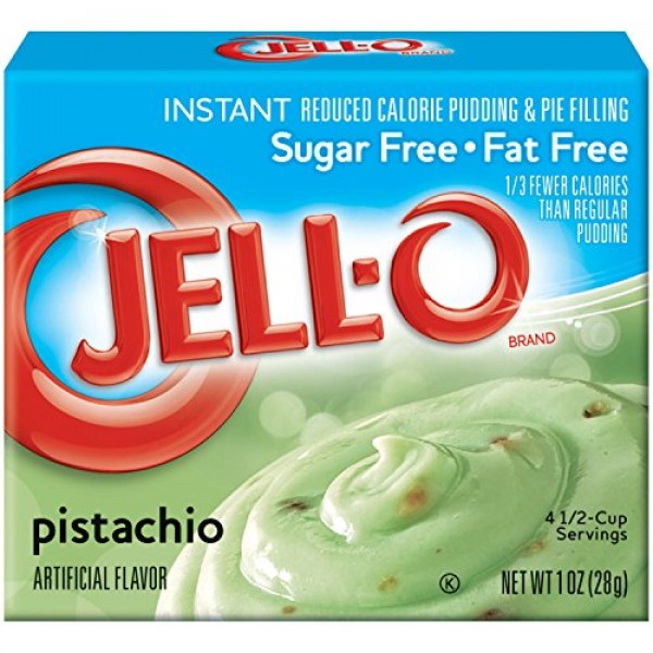 Jell-O Pistachio Flavor Sugar Free Pudding &Amp; Pie Filling 4-Pack