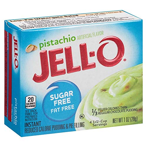 Jell-O Pistachio Flavor Sugar Free Pudding &Amp; Pie Filling 4-Pack