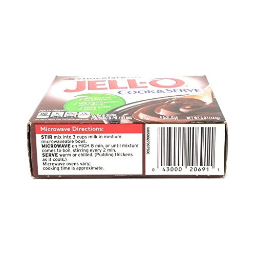 Jell-O, Pudding &Amp; Pie Filling, Chocolate Pack Of 4