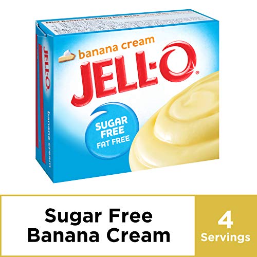 Jell-O Sugar-Free Instant Pudding and Pie Filling, Banana Cream,...