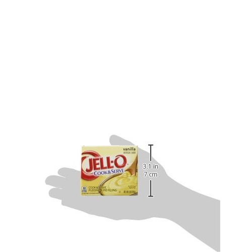 Jell-O Vanilla Cook &Amp; Serve Pudding, 3 Oz 85G 4-Pack