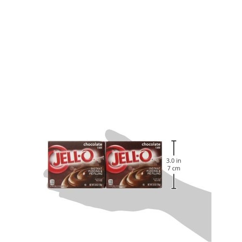 Jello Instant Chocolate Pudding Mix 3.9Oz Boxes, Pack Of 6