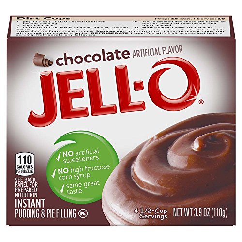 Jello Instant Chocolate Pudding Mix 3.9Oz Boxes, Pack Of 6