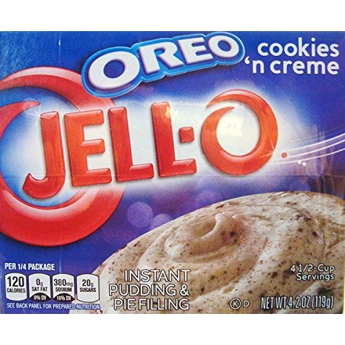Jell-O Oreo Cookies N Creme Instant Pudding And Pie Filling 4.2