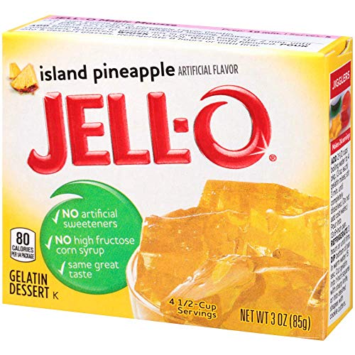 Jell-O Island Pineapple, Gelatin Dessert 3.0 Oz