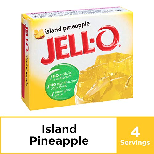 Jell-O Island Pineapple, Gelatin Dessert 3.0 Oz