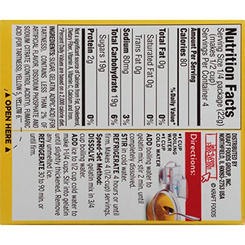 Jell-O Island Pineapple, Gelatin Dessert 3.0 Oz