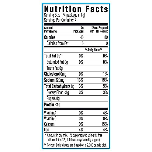 Jell-O Instant White Chocolate Pudding &Amp; Pie Filling 3.3 Oz Box
