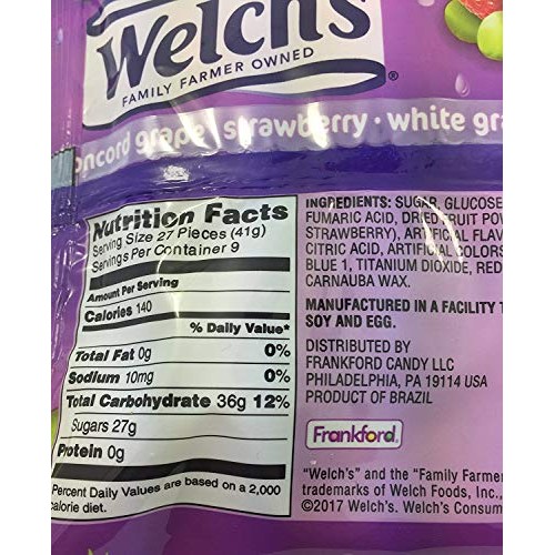 Welchs Assorted Fruit Flavored Easter Candy Jelly Beans, 13 Oun