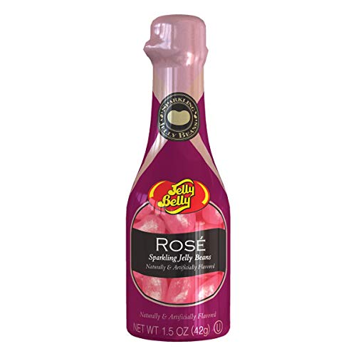 Rose Sparkling Champagne Jelly Beans, 1.5 Oz Wine Bottle - Great