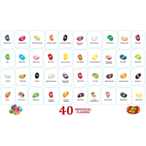 Jelly Belly 40 Flavor Jelly Bean Patriotic Gift Box - Genuine, O