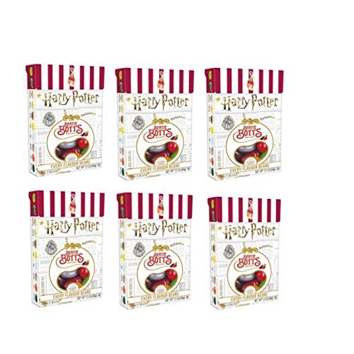 Harry Potter Bertie Botts Every Flavor Beans, 1.2Oz Boxes ~ 6 Pack