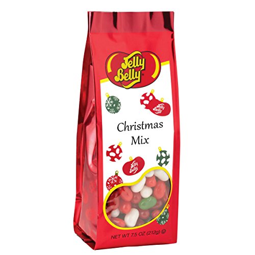 Jelly Belly Christmas Mix Jelly Beans 7.5 Ounce Gift Bag