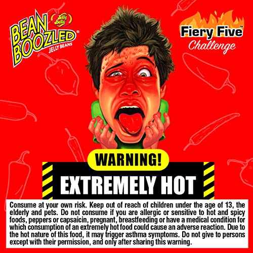 Jelly Belly Beanboozled Fiery Five Flip Top Box - 1.6 Oz - Genui