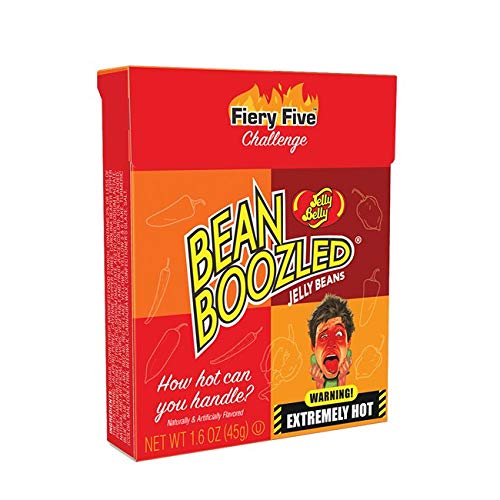 Jelly Belly Beanboozled Fiery Five Flip Top Box - 1.6 Oz - Genui